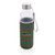 Glass bottle with neoprene sleeve