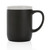 Ceramic mug with white rim