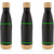 Vacuum stainless steel bottle with bamboo lid and bottom