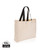 Undyed canvas large tote