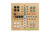 Claire wooden Ludo game
