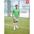 Mid-calf sports sock made of 95% polyester and 5% spandex (100 g/m²). Reinforced mesh in the sole and ankle areas of the foot, ensuring greater comfort when playing sports. Contains mesh for ventilation and elastic at the cuffs