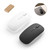 2.4GhZ ABS (89% rABS) wireless mouse with ergonomics optical technology with a rubber finish. Includes battery with 500 mAh capacity. Includes USB cable for charging. Supplied in a kraft paper gift box