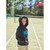 Kids' hooded sweatshirt (unisex) in 50% cotton and 50% polyester (320 g/m²) with carded interior. Jersey lined hood, complying with the European Union safety standards. Sweatshirt with marsupial pocket and 1x1 Rib cuffs and waistband