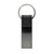 Luxury PU keychain RCS recycled zinc alloy
