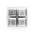 Glacier reusable stainless steel ice cube set