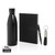 Swiss Peak deluxe recycled stainless steel business gift set