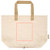 Sierra 140gsm recycled cotton foldable tote bag
