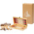 Mugo wooden 3-in-1 chess checkers backgammon set