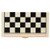Mugo wooden 3-in-1 chess checkers backgammon set