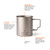 Nordic Drift ultra light titanium 450ml cup