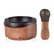 AdHoc cast iron mortar with acacia handle