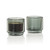 AdHoc double wall 45ml borosilicate glass espresso cup set