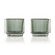 AdHoc double wall 45ml borosilicate glass espresso cup set