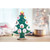 Wooden Christmas tree decoration set with hangers