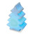 Lumitre color changing pvc led tree light