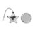 Star shaped stainless steel tea infuser
