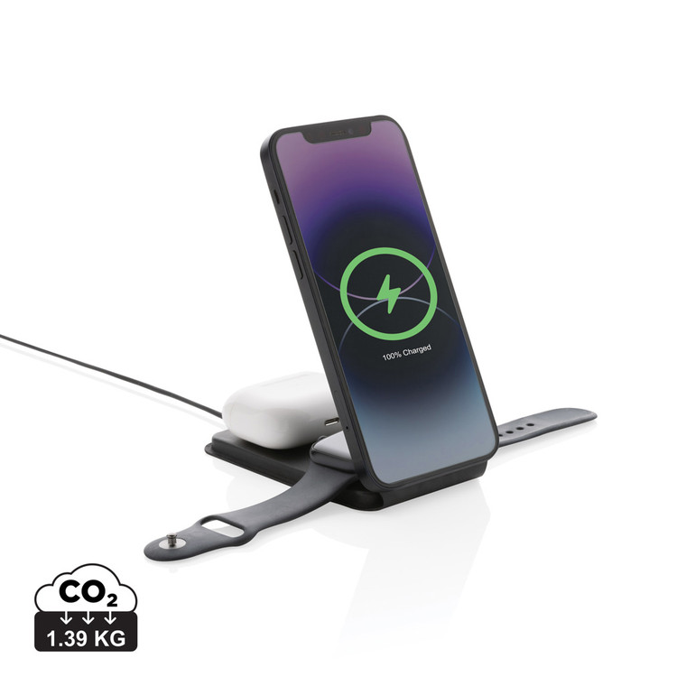 Swiss Peak  3-in-1 wireless charger