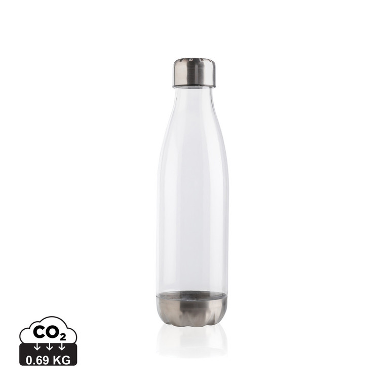 Leakproof water bottle with stainless steel lid