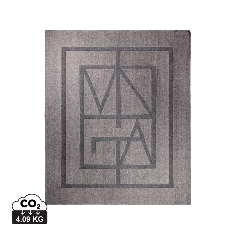 Vinga 260gsm recycled polyester monogram blanket