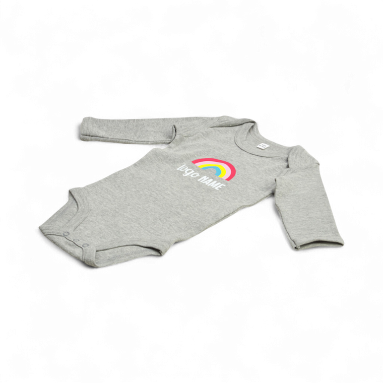 Long sleeve baby cotton bodysuits
