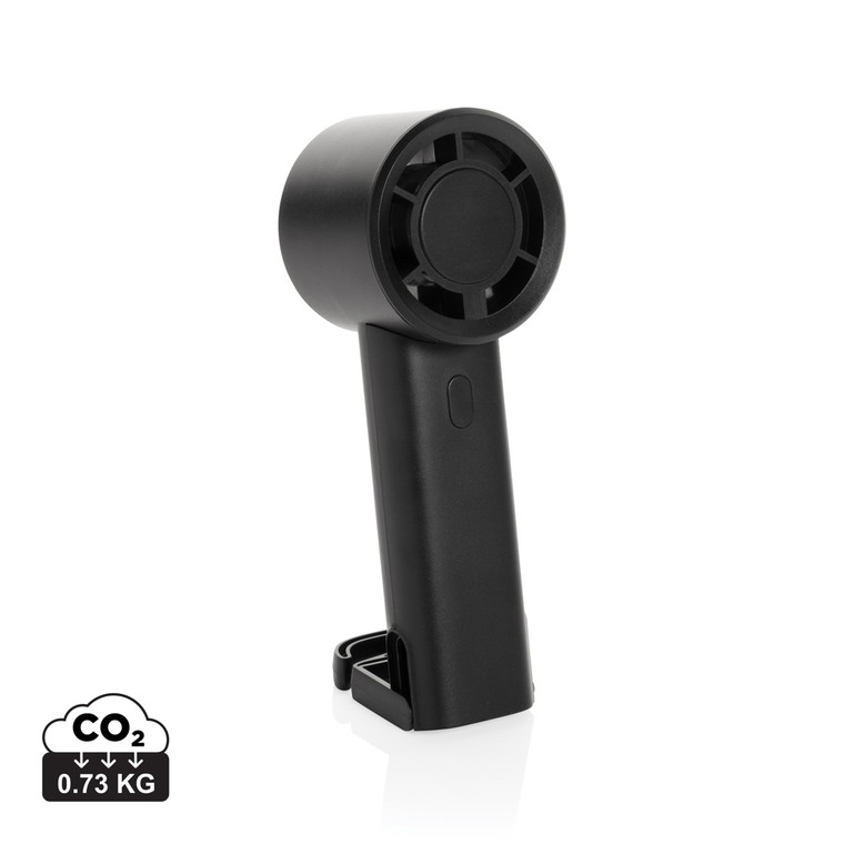 Twist recycled ABS rechargeable portable fan