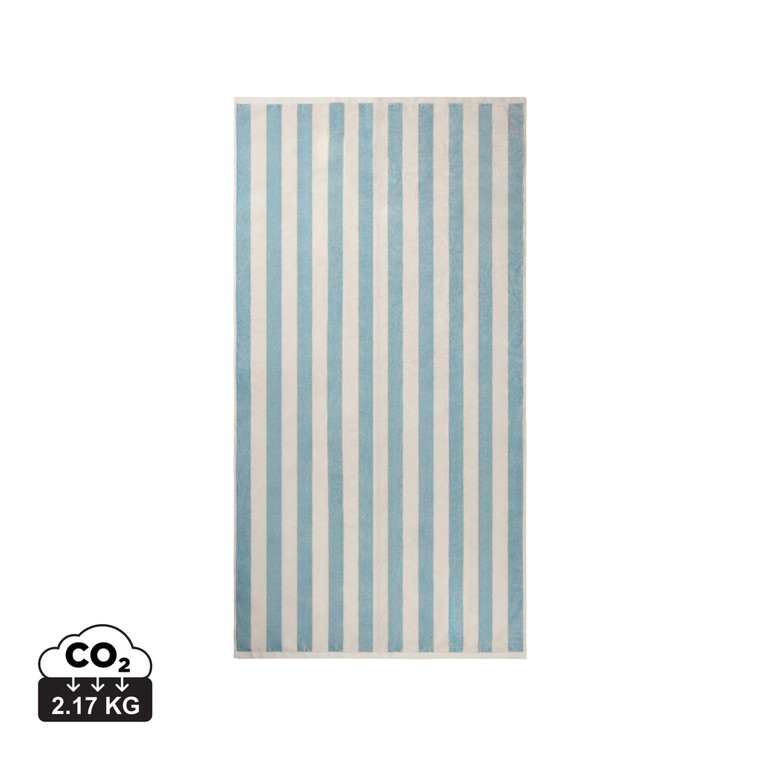 Vinga lagoa 450gsm recycled cotton beach towel
