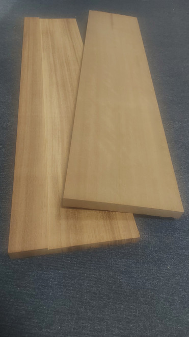 Pair Boat Transom boards 
Inside rebated 
Teak 38 long x 20 