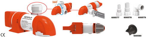 800 gph LOW PROFILE BILGE PUMP12v