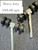 Pair of side supports heavy duty 34mm pipe size