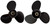 Aluminium 3 blades propeller, for engines: MERCURY 9.9, 10, 20 HP 2 - 4 STROKE.