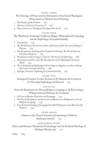 Church in the Making: An Apophatic Ecclesiology of Consubstantiality Church in the Making: An Apophatic Ecclesiology of Consubstantiality