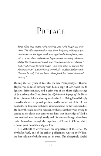 The Orthodox Faith Volume One: Doctrine and Scripture