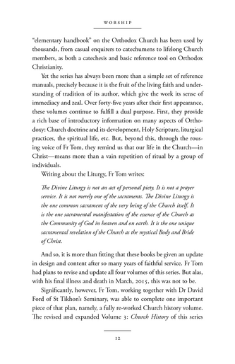 The Orthodox Faith Volume Two: Worship