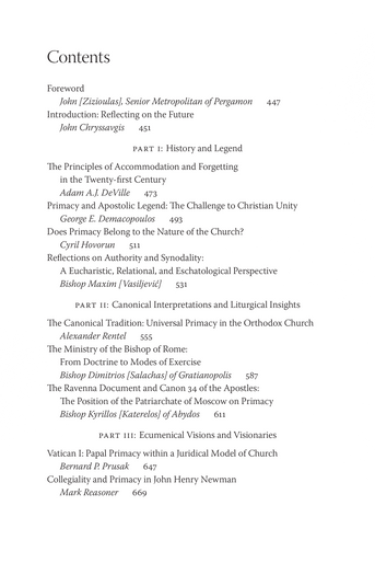 Primacy in the Church: The Office of Primate and the Authority of Councils (Volume 2)