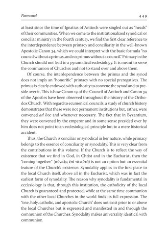 Primacy in the Church: The Office of Primate and the Authority of Councils (Volume 2)