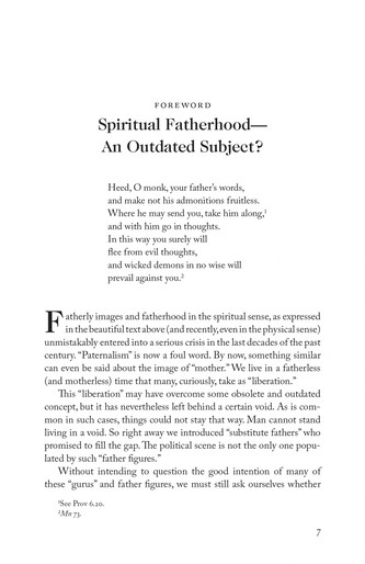 Spiritual Fatherhood: Evagrius Ponticus on the Role of the Spiritual Father