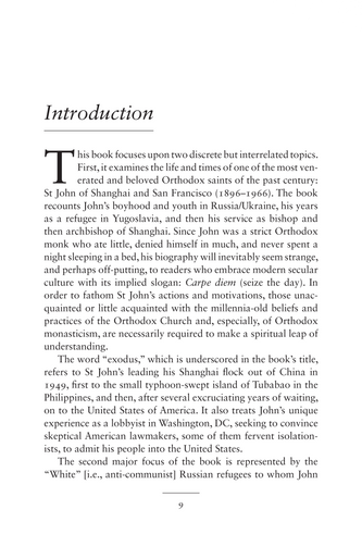 Exodus: St John Maximovitch Leads His Flock out of Shanghai Exodus: St John Maximovitch Leads His Flock out of Shanghai