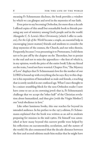 For the Life of the World - New Edition