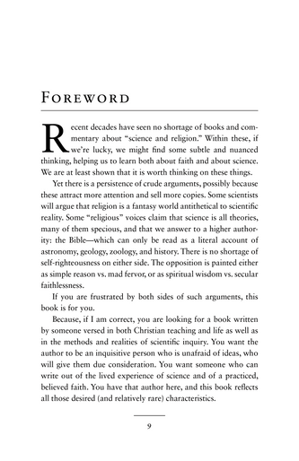 Science and the Christian Faith Science and the Christian Faith