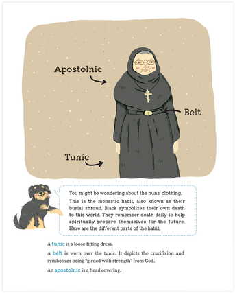 Moscata Visits a Monastery