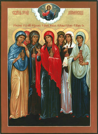 Icon - The Holy Myrrhbearing Women