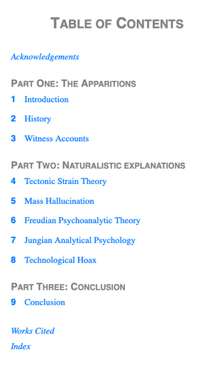 The Marian Apparitions at Zeitoun: An Evidential Inquiry The Marian Apparitions at Zeitoun: An Evidential Inquiry