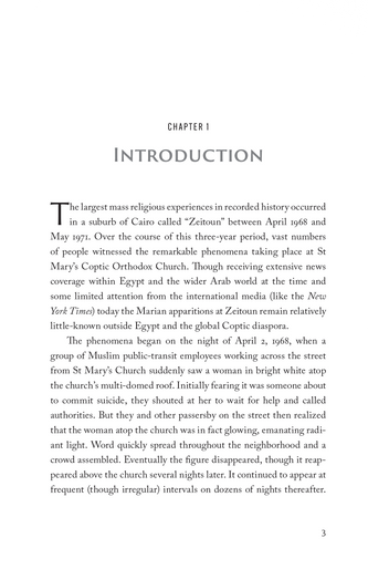 The Marian Apparitions at Zeitoun: An Evidential Inquiry The Marian Apparitions at Zeitoun: An Evidential Inquiry