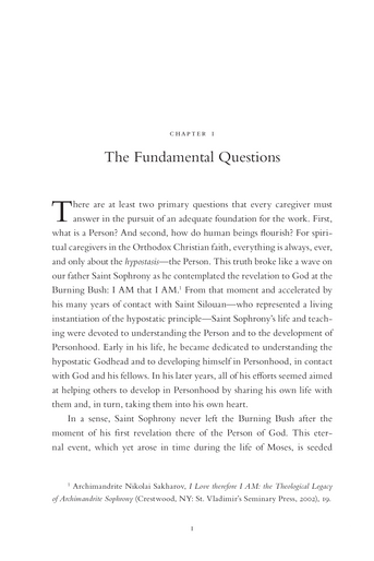 Leaping into the Hands of God: Lessons from My Teachers on Hypostatic Spiritual Care Leaping into the Hands of God: Lessons from My Teachers on Hypostatic Spiritual Care