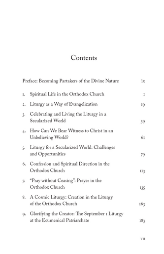 Partakers of the Divine Nature: Orthodox Spirituality in an Age of Secularization