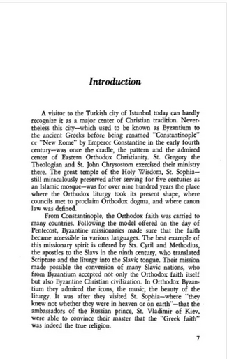 The Byzantine Legacy in the Orthodox Church