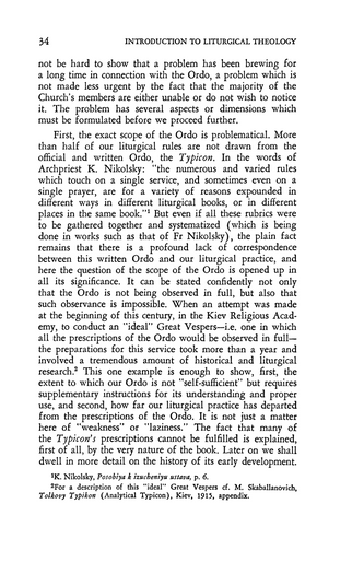 Introduction to Liturgical Theology