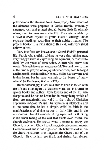 Light in the Darkness