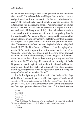 On Marriage and Family Life